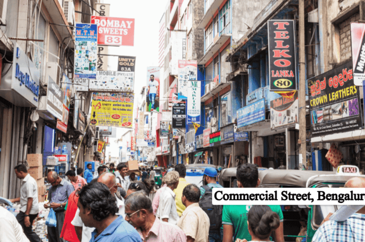 Commercial Street, Bengaluru – History, Location, Connectivity, Route, Top Things to Do, Retail and FAQ