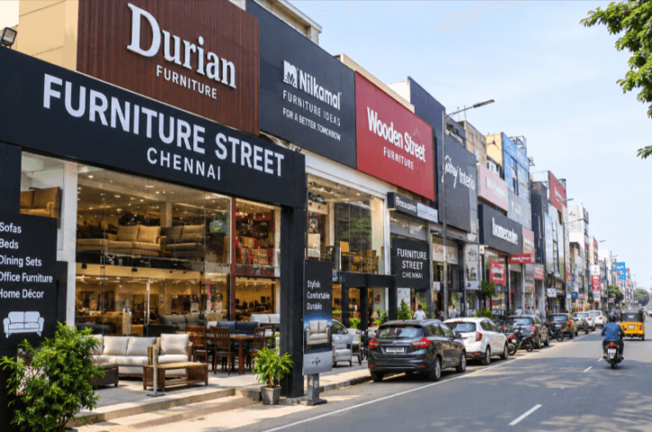 Furniture Street, Chennai: History, Location, Connectivity, Facilities, Amenities, Route and FAQ