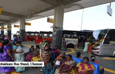 Kilambakkam Bus Stand, Chennai , Tamil Nadu